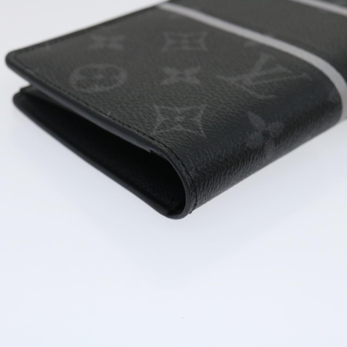 LOUIS VUITTON Eclipse Flash Portefeuille Braza Long Wallet M64438 ar6842S