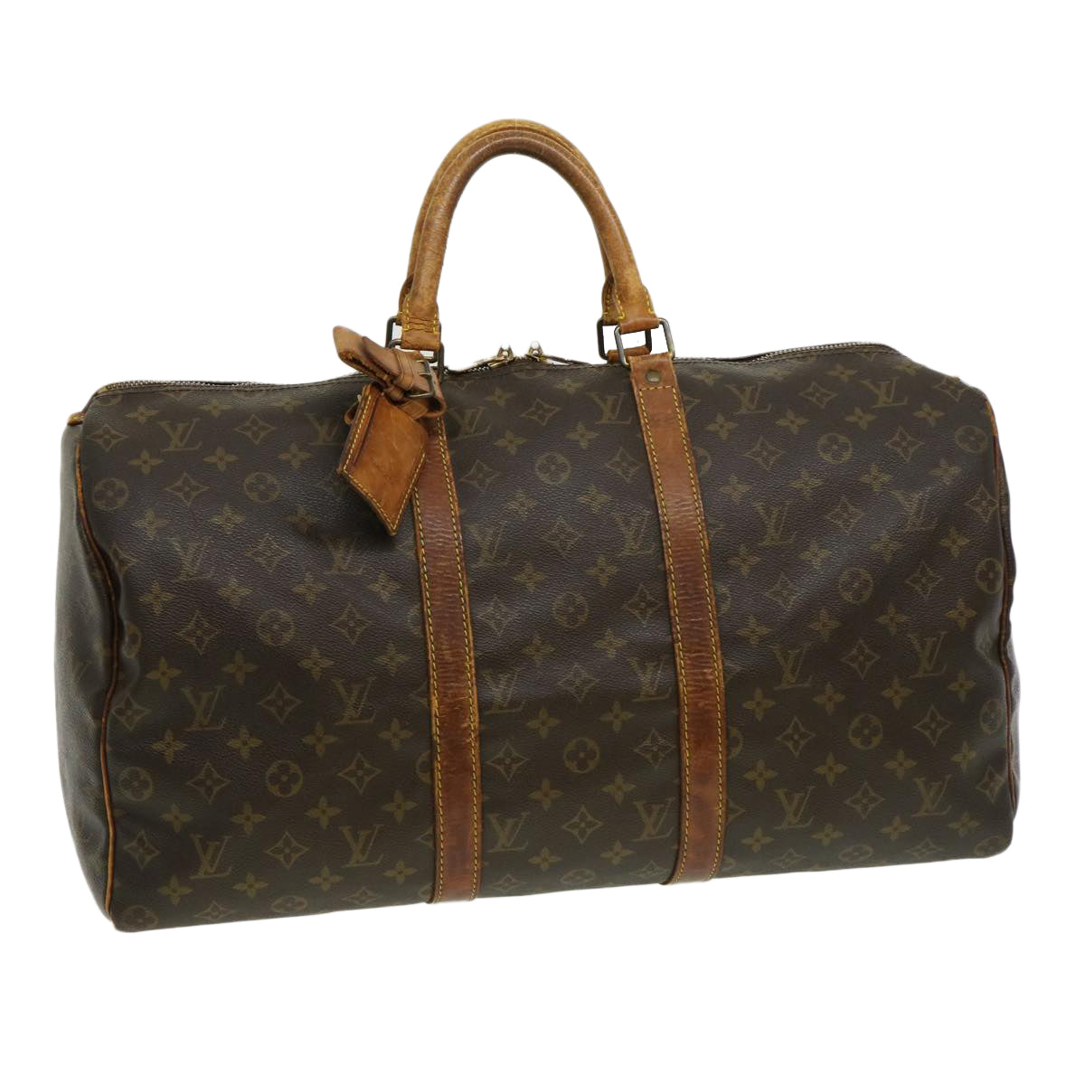 LOUIS VUITTON Monogram Keepall 50 Boston Bag M41426 LV ar6872