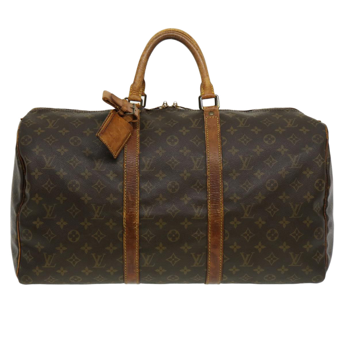 LOUIS VUITTON Monogram Keepall 50 Boston Bag M41426 LV ar6872