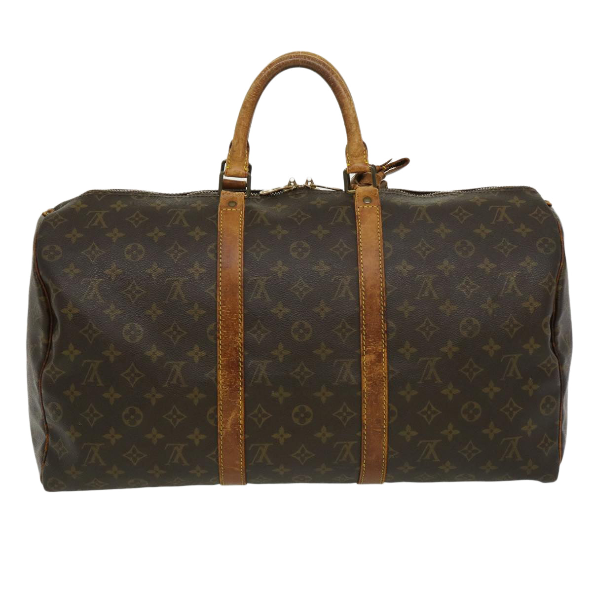 LOUIS VUITTON Monogram Keepall 50 Boston Bag M41426 LV ar6872
