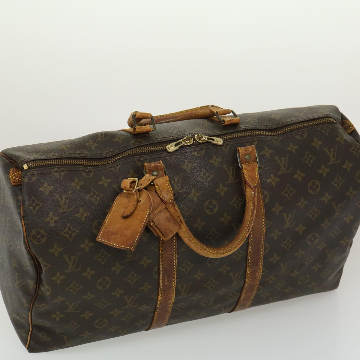 LOUIS VUITTON Monogram Keepall 50 Boston Bag M41426 LV ar6872