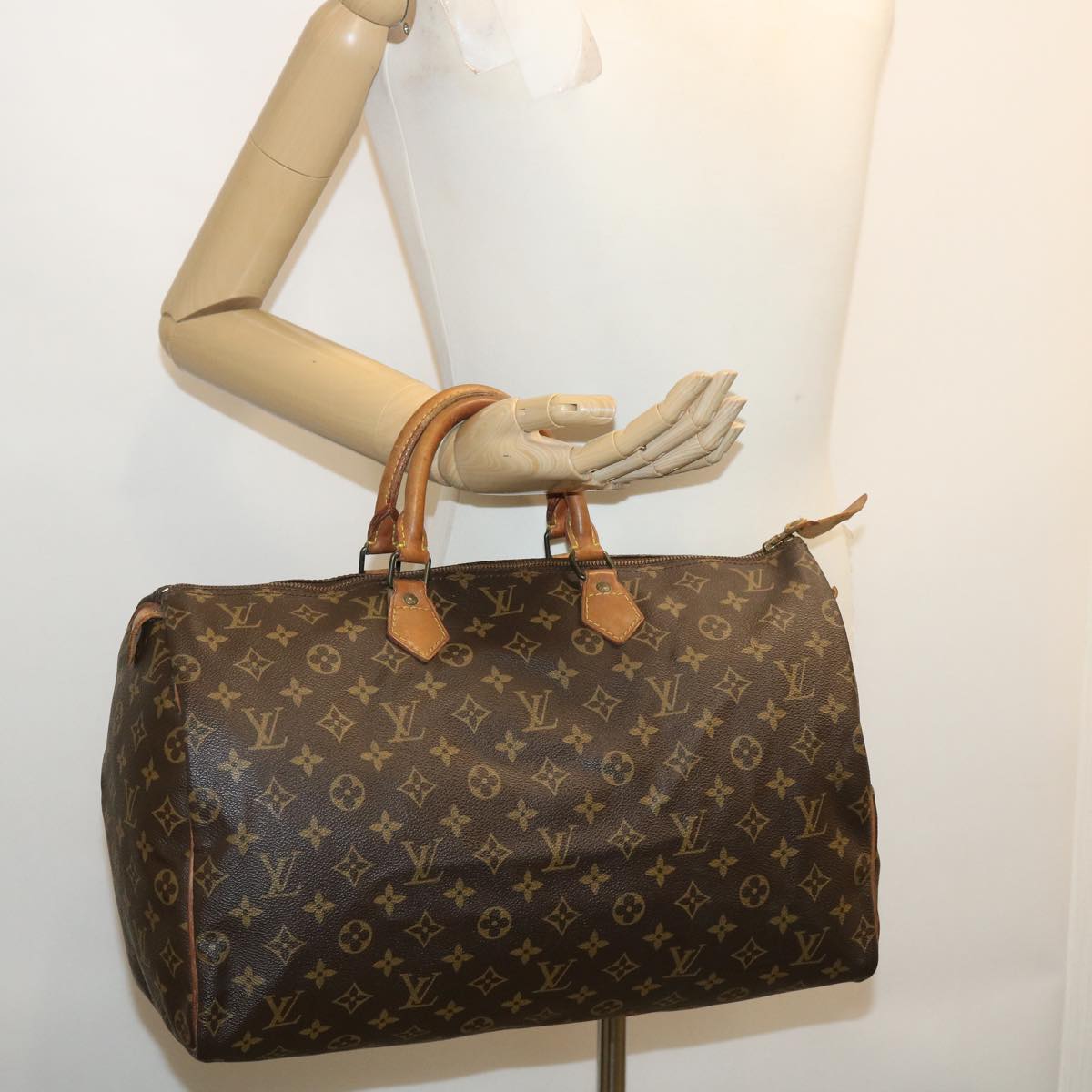 LOUIS VUITTON Monogram Speedy 40 Hand Bag M41522 LV ar6968