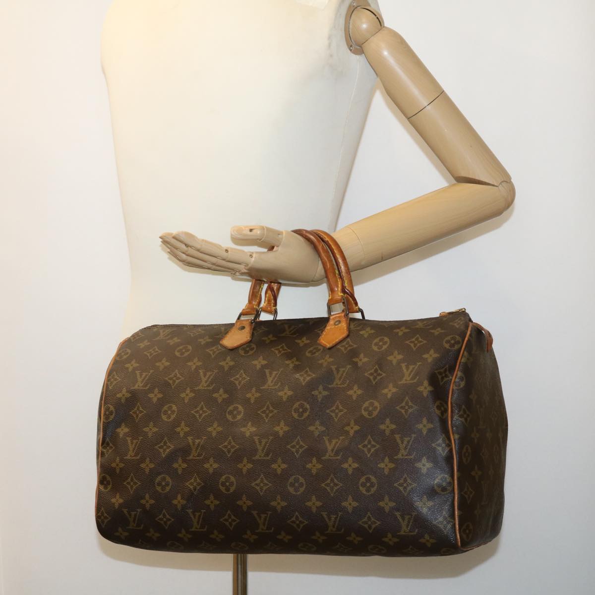 LOUIS VUITTON Monogram Speedy 40 Hand Bag M41522 LV ar7073