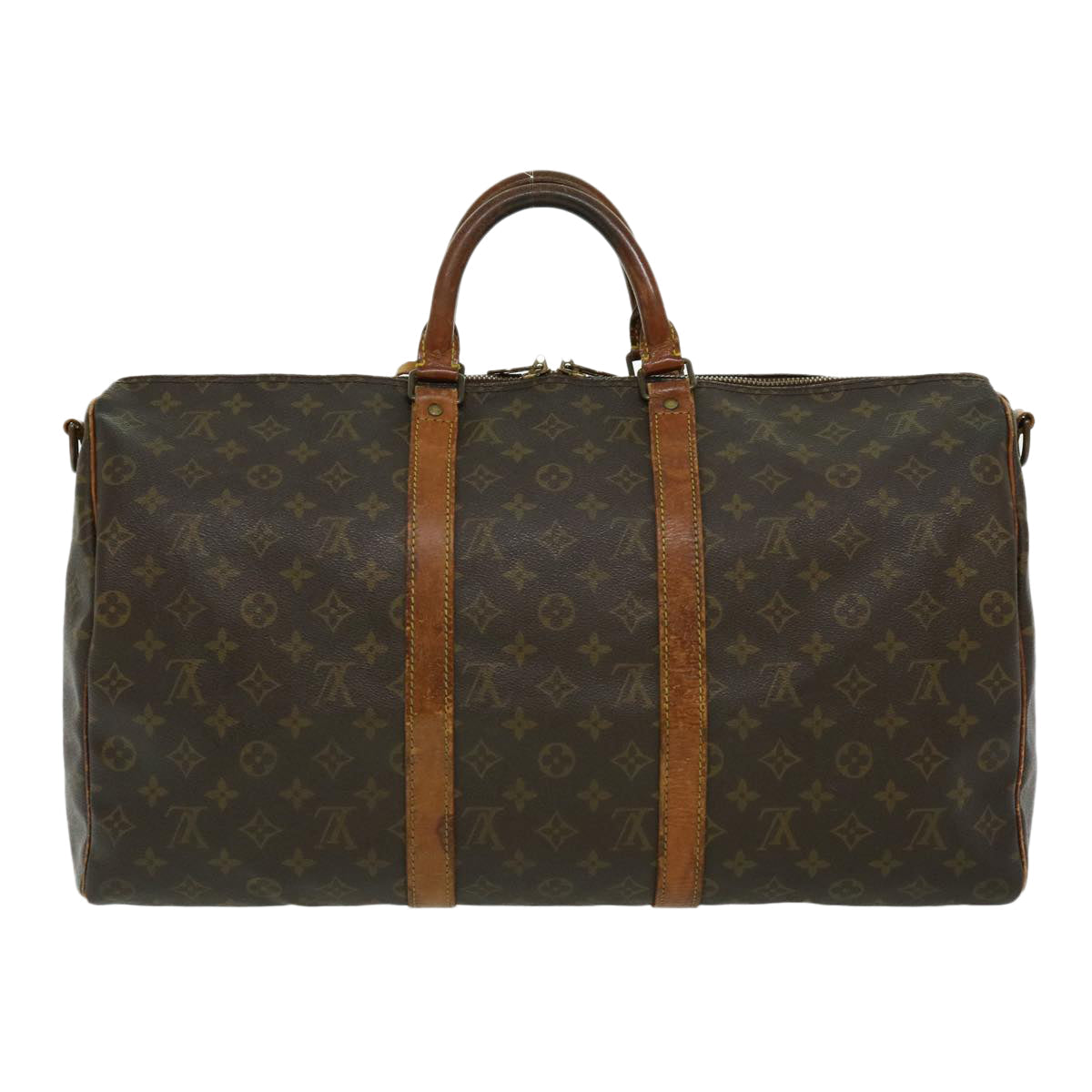 LOUIS VUITTON Monogram Keepall Bandouliere 50 Boston Bag M41416 LV ar7232
