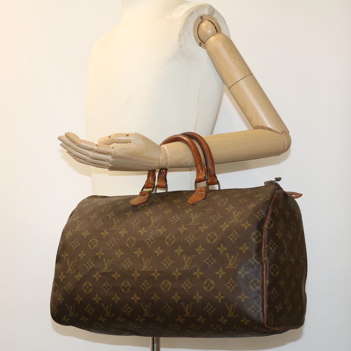 LOUIS VUITTON Monogram Speedy 40 Hand Bag M41522 LV ar7344