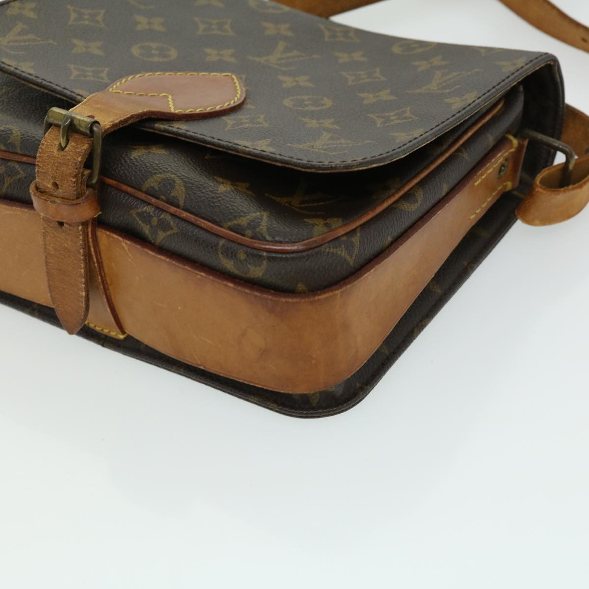 LOUIS VUITTON Monogram Cartouchiere MM Shoulder Bag M51253 LV ar7518