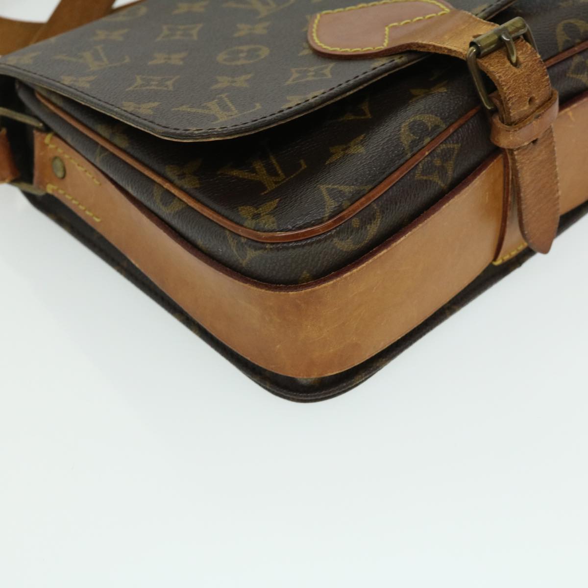 LOUIS VUITTON Monogram Cartouchiere MM Shoulder Bag M51253 LV ar7518