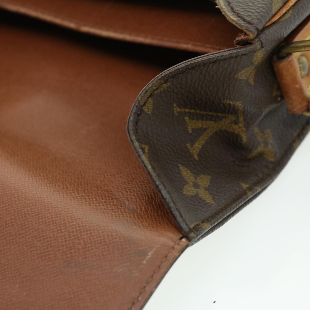 LOUIS VUITTON Monogram Cartouchiere MM Shoulder Bag M51253 LV ar7518