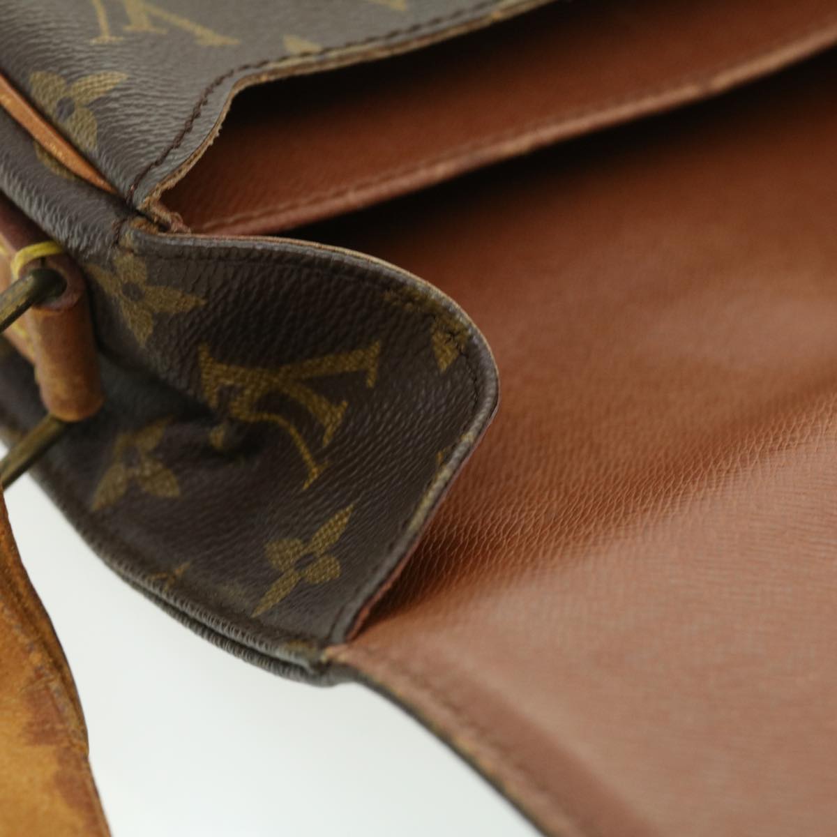 LOUIS VUITTON Monogram Cartouchiere MM Shoulder Bag M51253 LV ar7518