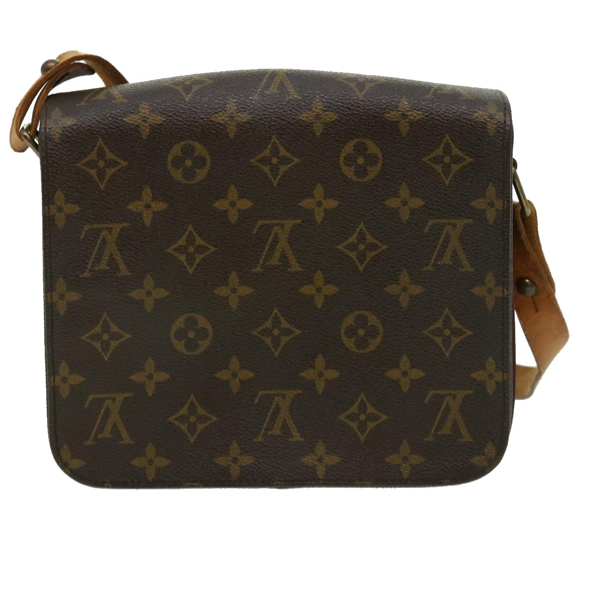 LOUIS VUITTON Monogram Cartouchiere MM Shoulder Bag M51253 LV ar7518