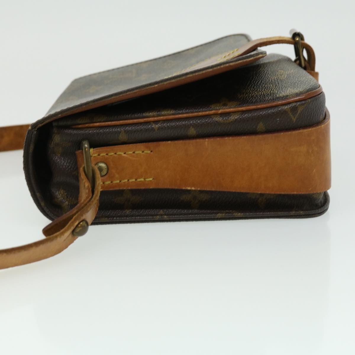 LOUIS VUITTON Monogram Cartouchiere MM Shoulder Bag M51253 LV ar7518