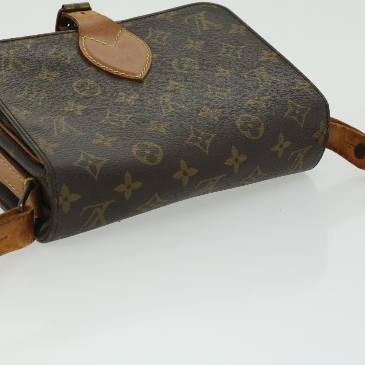 LOUIS VUITTON Monogram Cartouchiere MM Shoulder Bag M51253 LV ar7518
