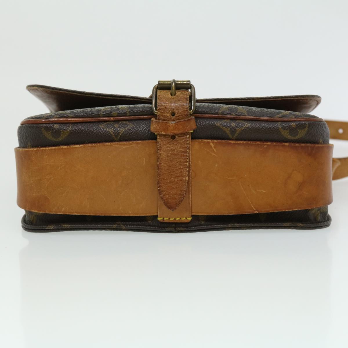 LOUIS VUITTON Monogram Cartouchiere MM Shoulder Bag M51253 LV ar7518