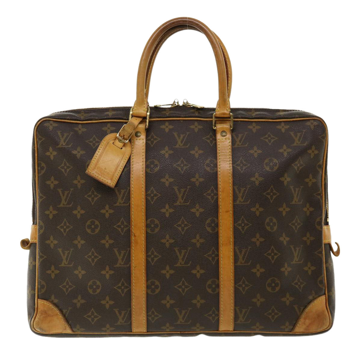 LOUIS VUITTON Monogram Porte Documents Voyage Business Bag M52005 LV ar7568