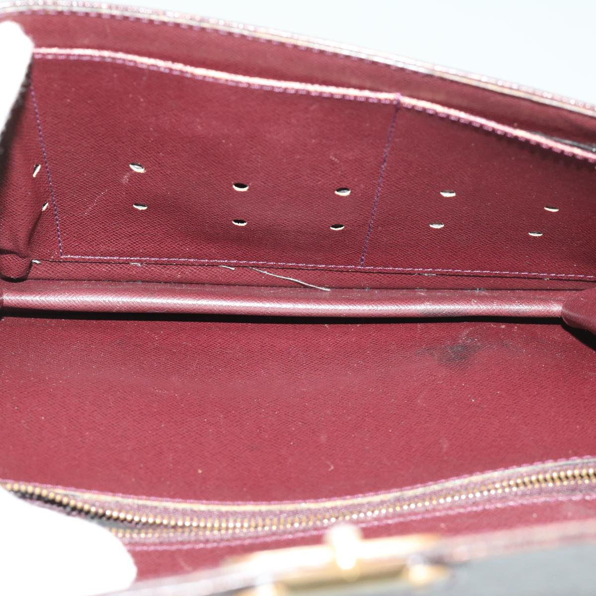 LOUIS VUITTON Taiga Kourad Clutch Bag Acajou M30196 LV ar7860B