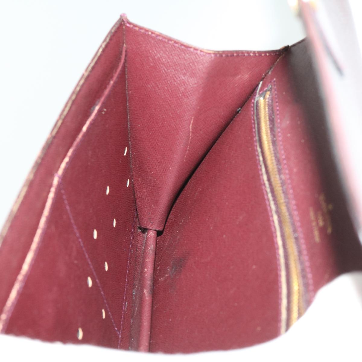 LOUIS VUITTON Taiga Kourad Clutch Bag Acajou M30196 LV ar7860B