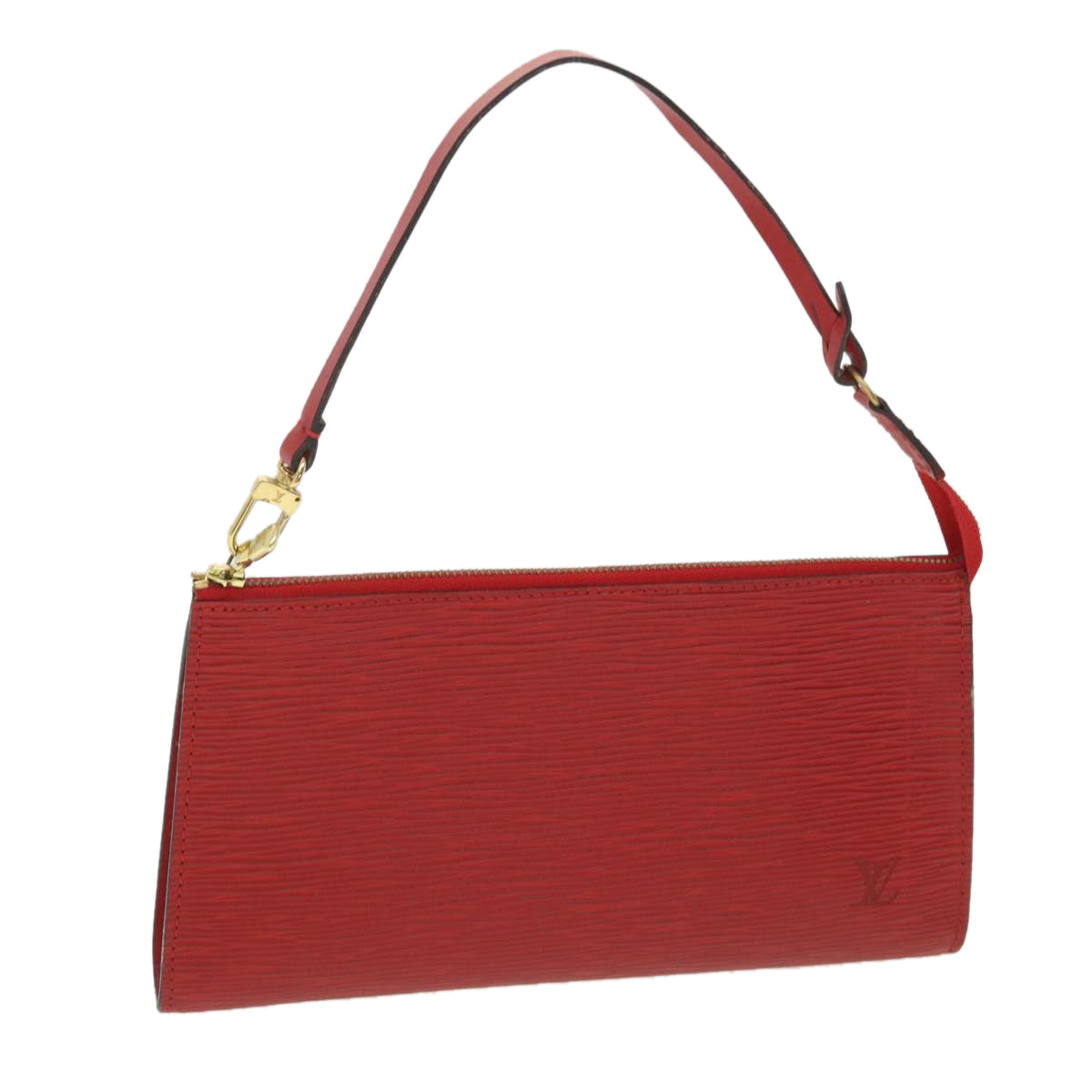 LOUIS VUITTON Epi Pochette Accessoires Pouch Red M52947 LV ar8074B