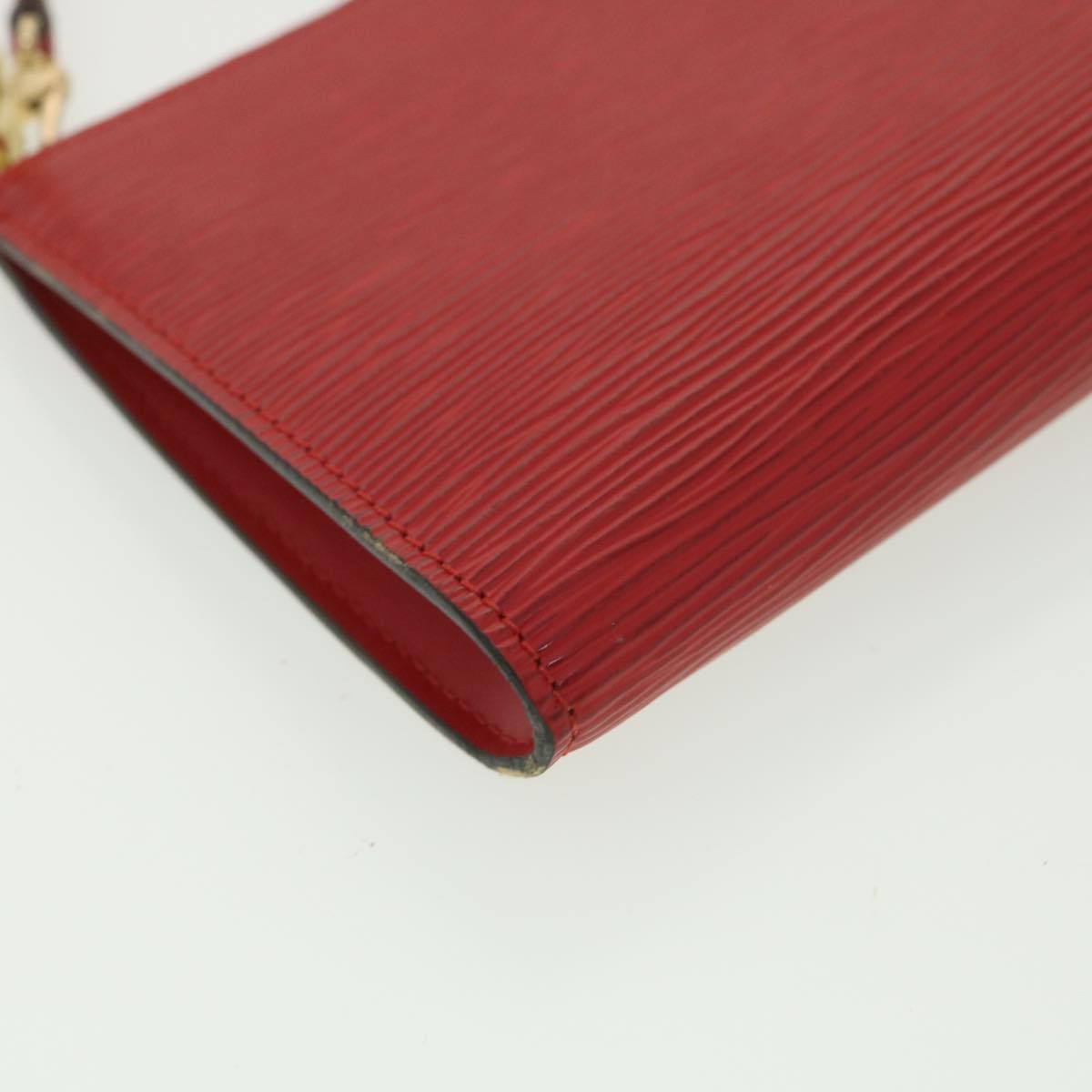 LOUIS VUITTON Epi Pochette Accessoires Pouch Red M52947 LV ar8074B