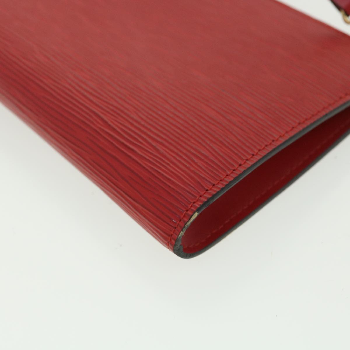 LOUIS VUITTON Epi Pochette Accessoires Pouch Red M52947 LV ar8074B