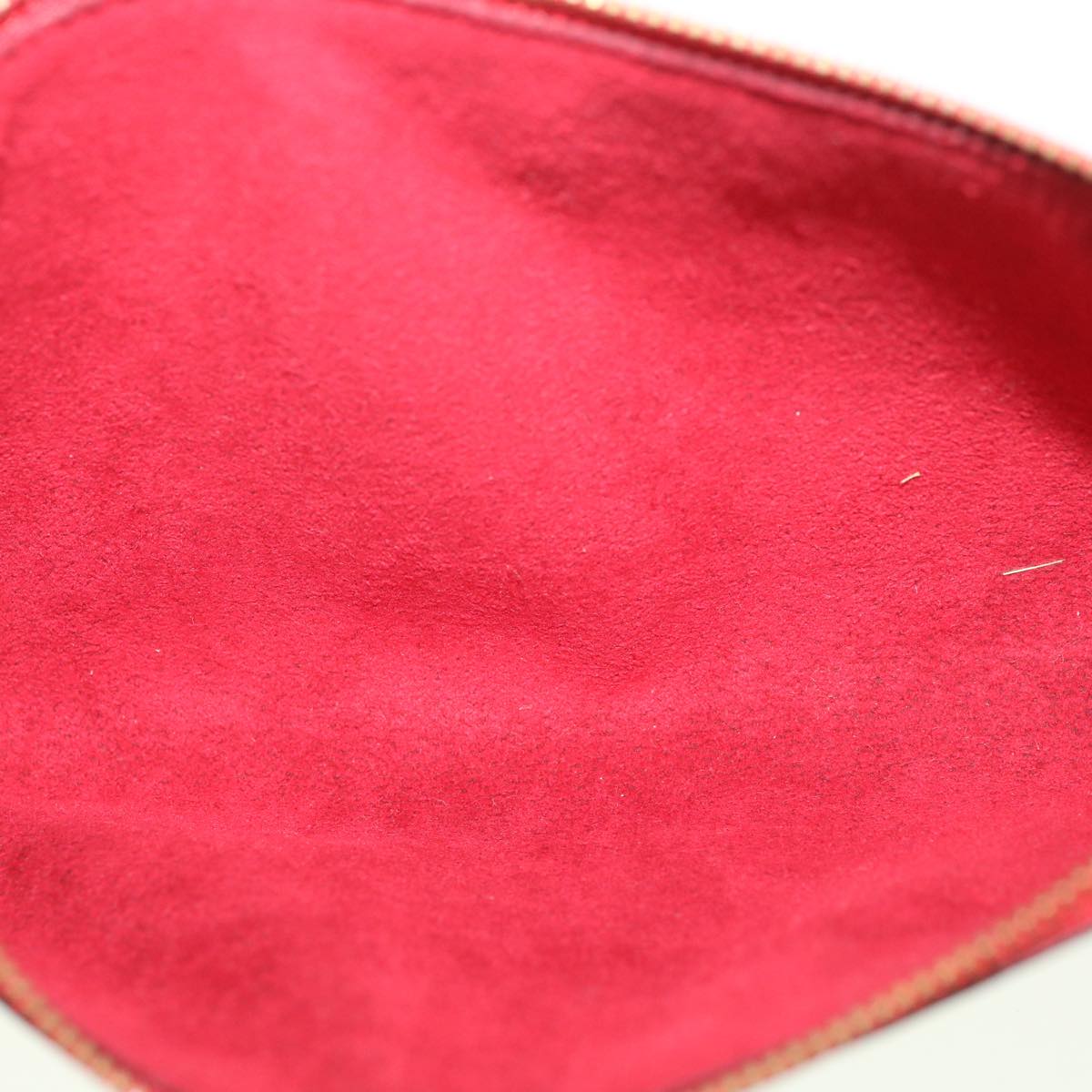 LOUIS VUITTON Epi Pochette Accessoires Pouch Red M52947 LV ar8074B