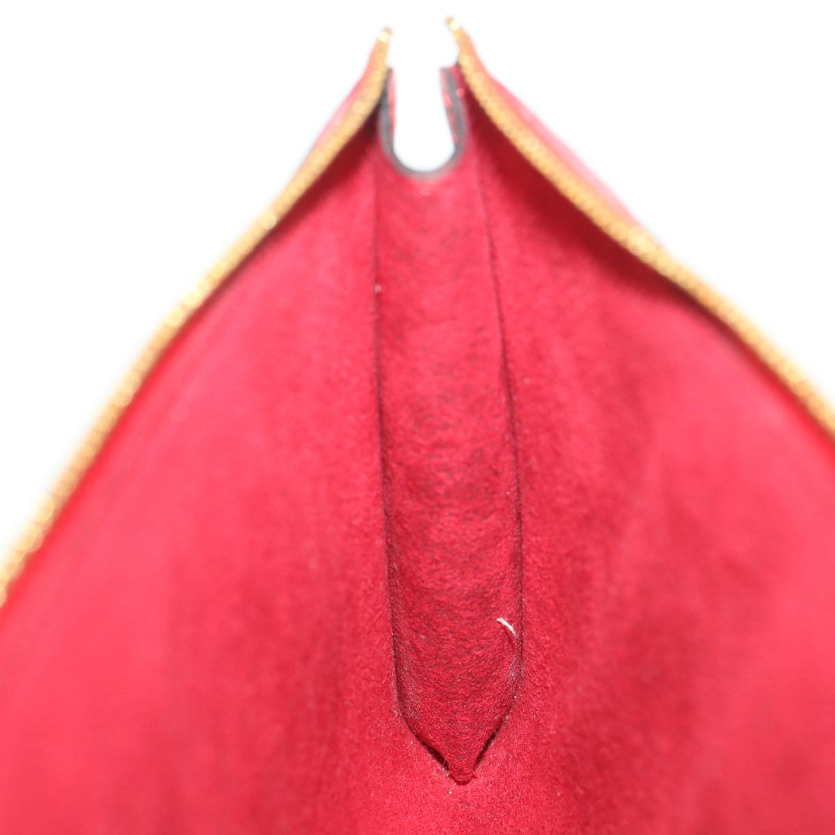 LOUIS VUITTON Epi Pochette Accessoires Pouch Red M52947 LV ar8074B