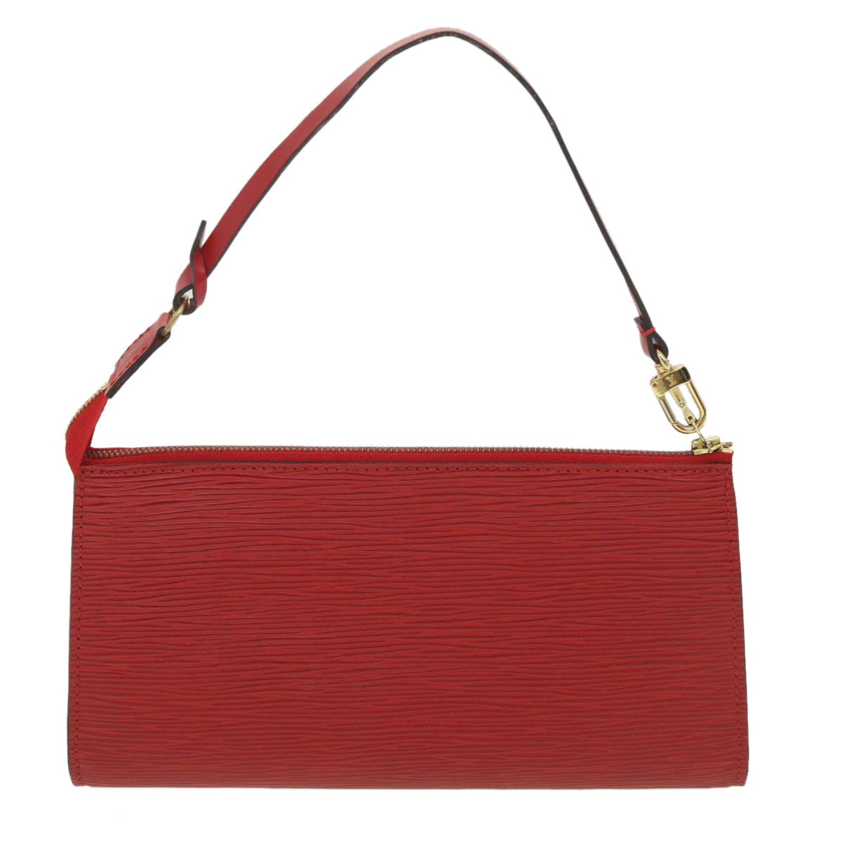 LOUIS VUITTON Epi Pochette Accessoires Pouch Red M52947 LV ar8074B