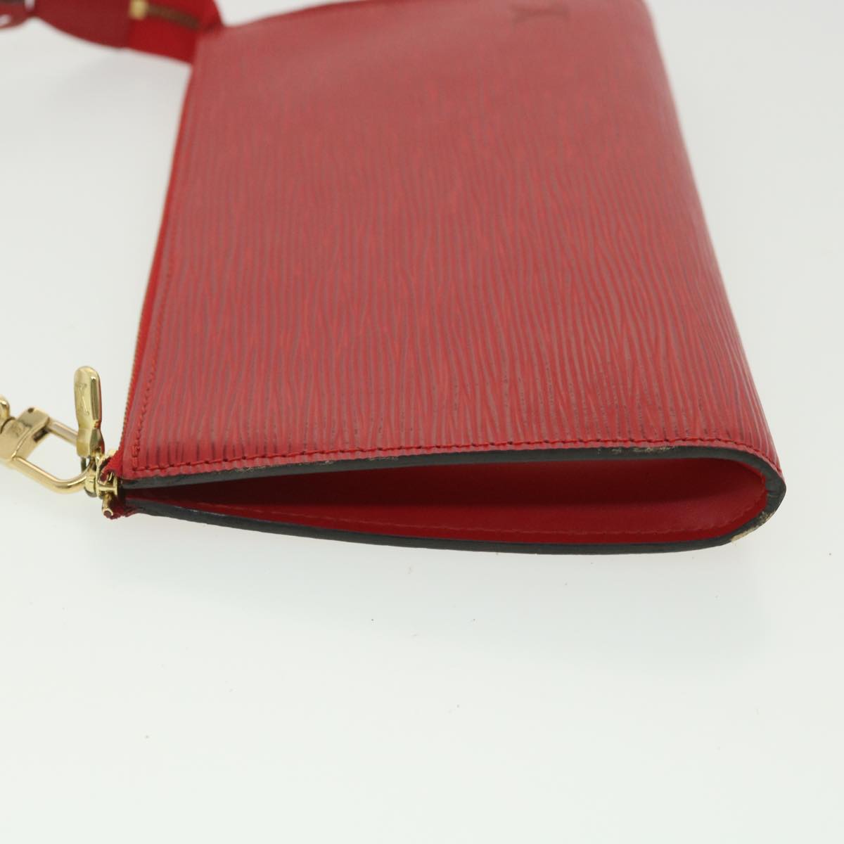 LOUIS VUITTON Epi Pochette Accessoires Pouch Red M52947 LV ar8074B