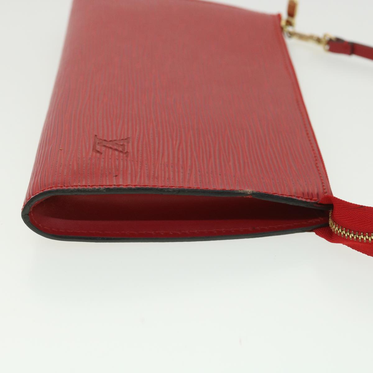 LOUIS VUITTON Epi Pochette Accessoires Pouch Red M52947 LV ar8074B