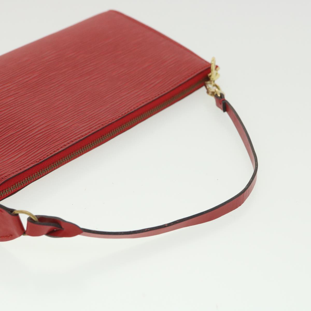 LOUIS VUITTON Epi Pochette Accessoires Pouch Red M52947 LV ar8074B