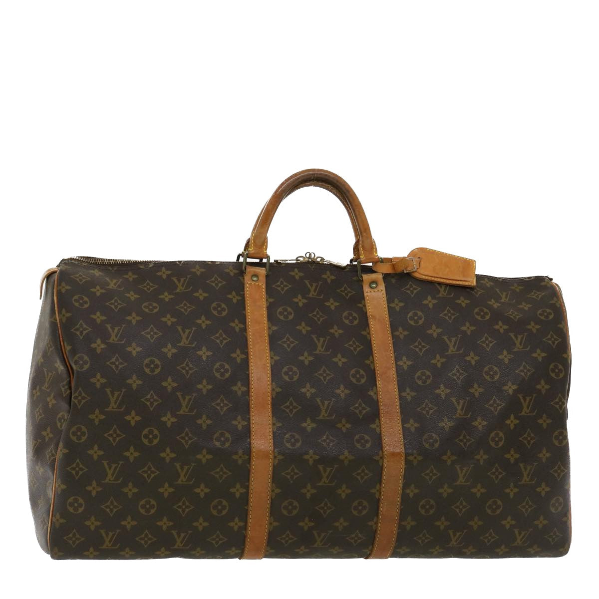 LOUIS VUITTON Monogram Keepall 60 Boston Bag M41422 LV ar8077B