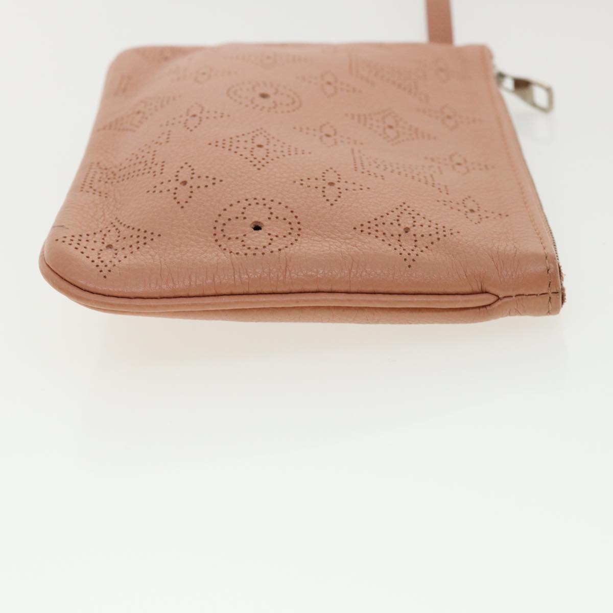 LOUIS VUITTON Monogram Mahina Selene PM Pouch Coral pink M94212 LV ar8085B