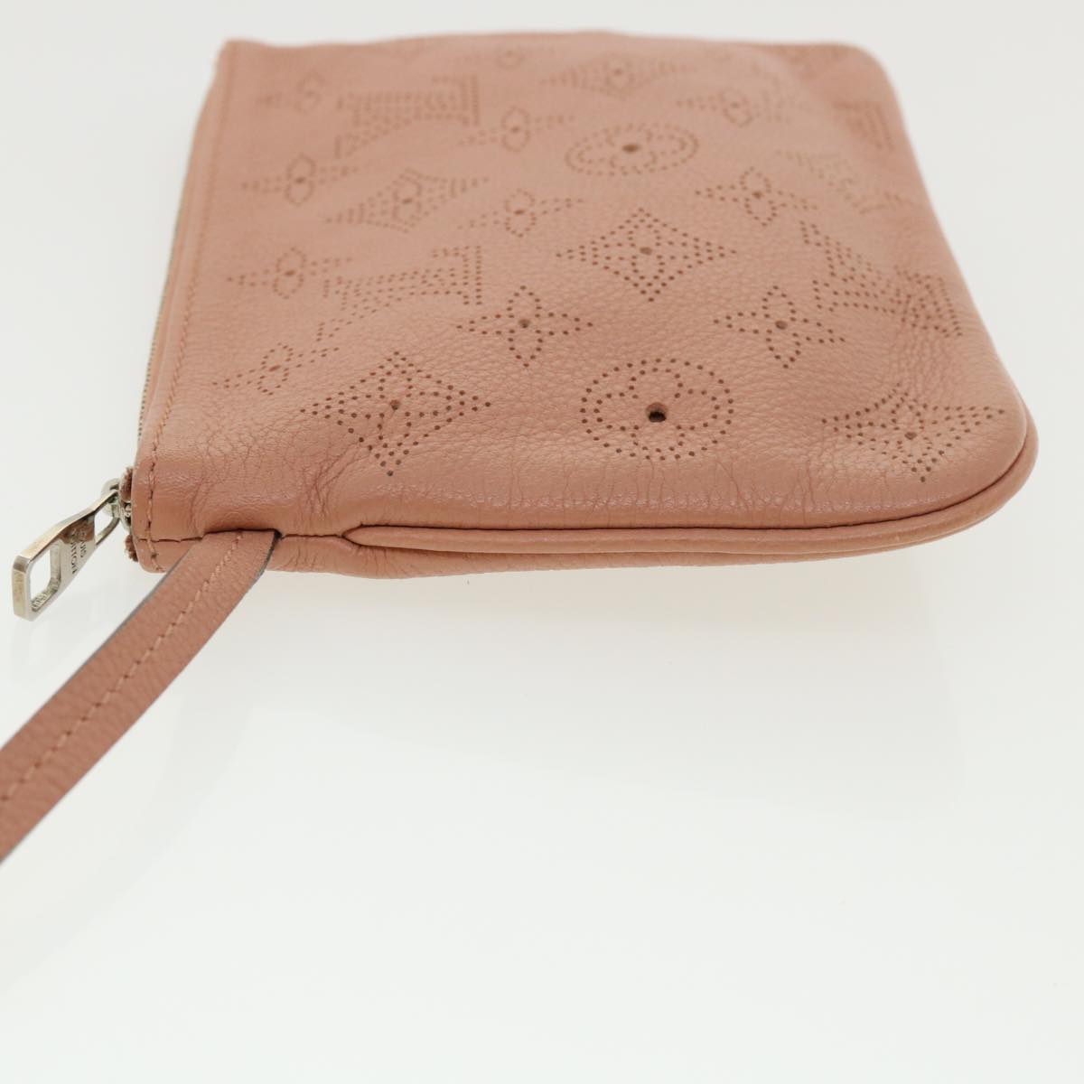 LOUIS VUITTON Monogram Mahina Selene PM Pouch Coral pink M94212 LV ar8085B