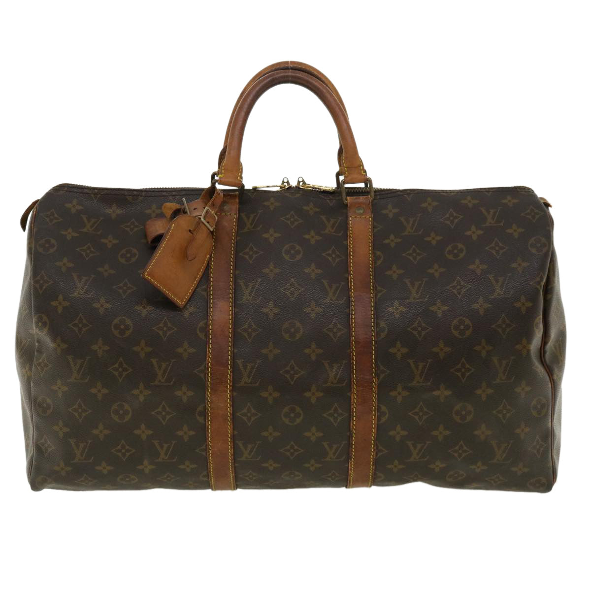 LOUIS VUITTON Monogram Keepall 50 Boston Bag M41426 LV ar8284