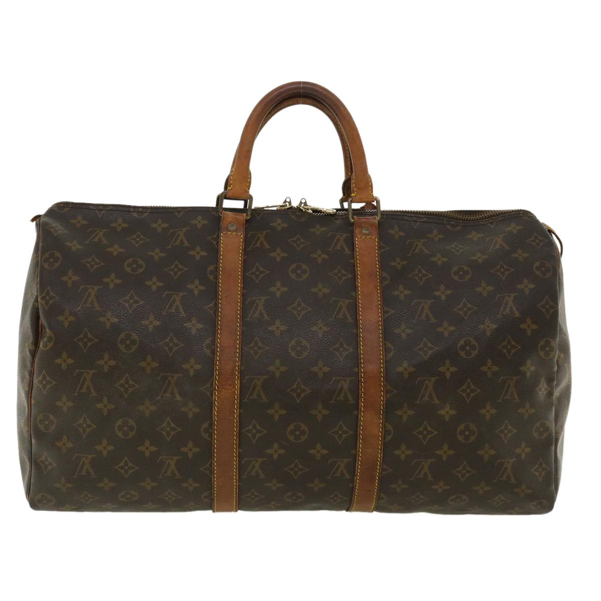 LOUIS VUITTON Monogram Keepall 50 Boston Bag M41426 LV ar8284