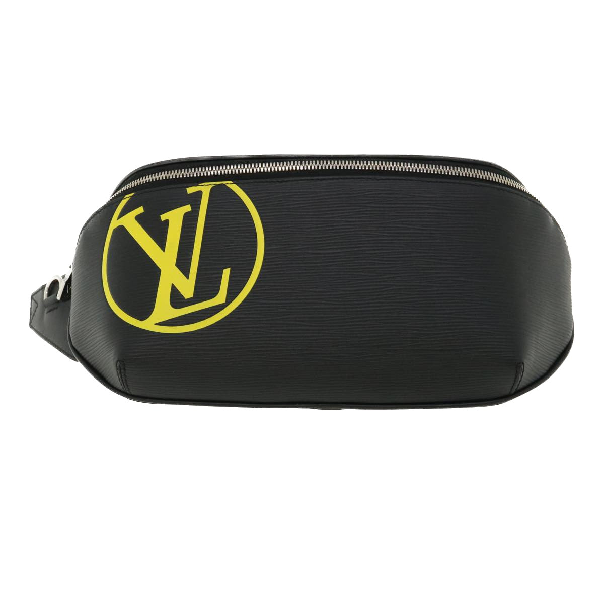 LOUIS VUITTON Epi LV Circle Bum Bag Waist Bag Black Yellow M55131 ar8522A