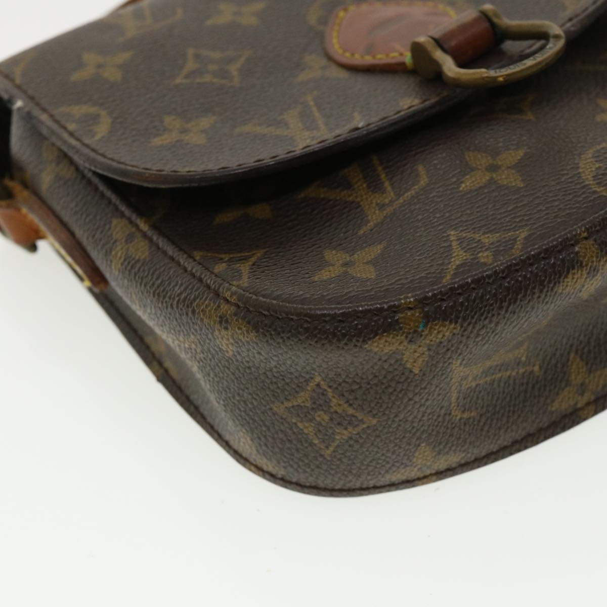 LOUIS VUITTON Monogram Saint Cloud PM Shoulder Bag M51244 LV ar8701