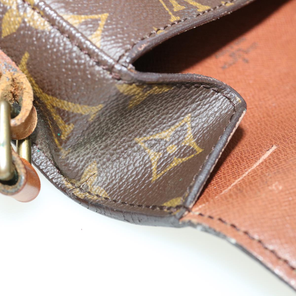 LOUIS VUITTON Monogram Saint Cloud PM Shoulder Bag M51244 LV ar8701