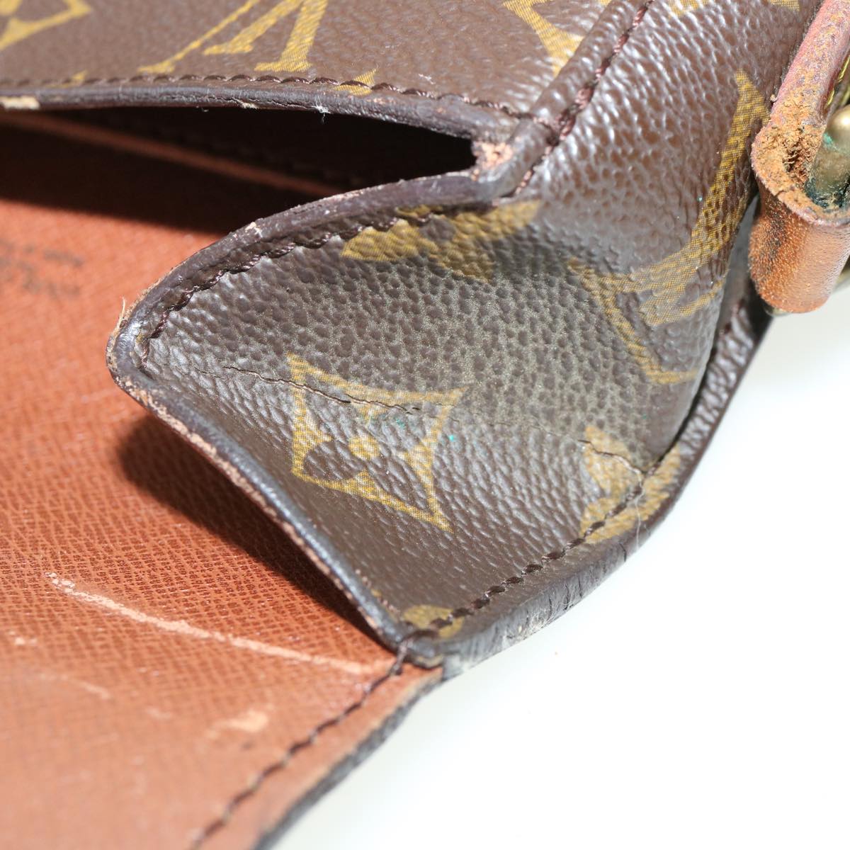 LOUIS VUITTON Monogram Saint Cloud PM Shoulder Bag M51244 LV ar8701