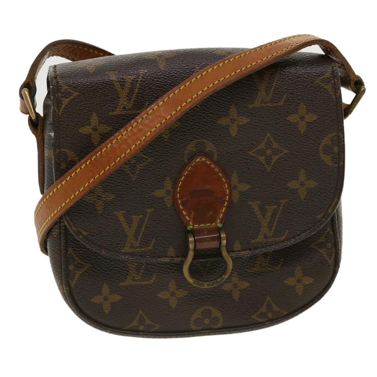 LOUIS VUITTON Monogram Saint Cloud PM Shoulder Bag M51244 LV ar8701