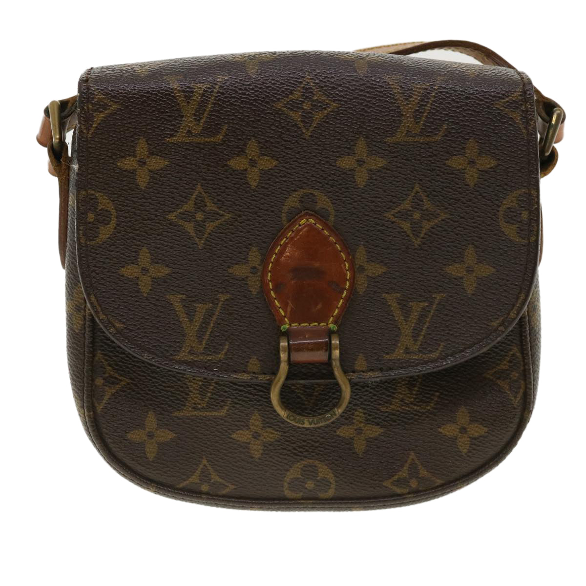 LOUIS VUITTON Monogram Saint Cloud PM Shoulder Bag M51244 LV ar8701