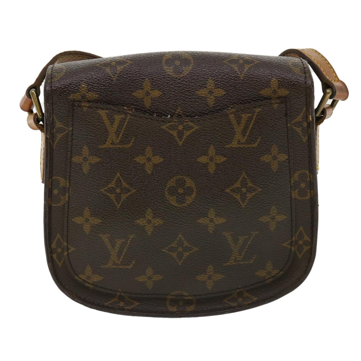 LOUIS VUITTON Monogram Saint Cloud PM Shoulder Bag M51244 LV ar8701