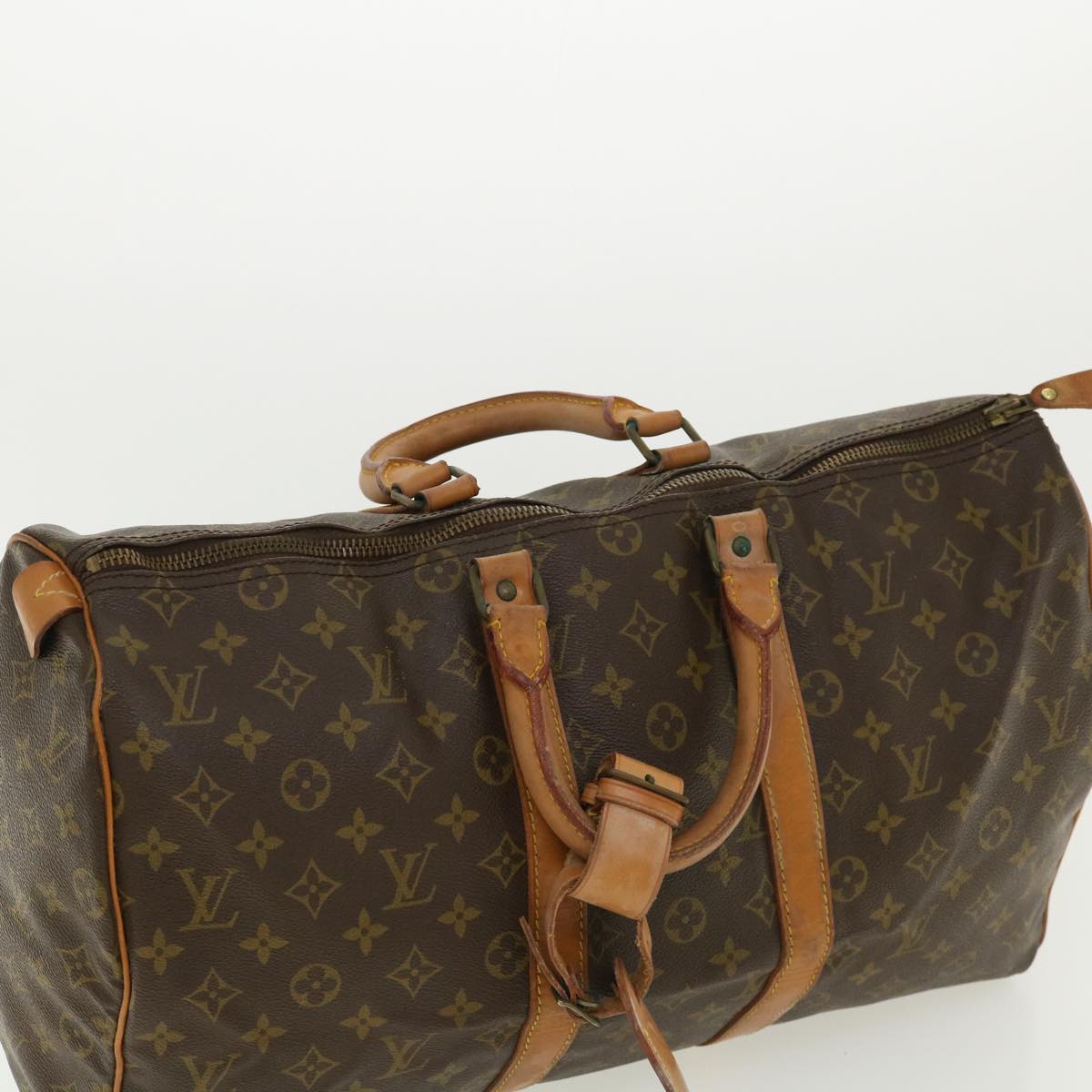 LOUIS VUITTON Monogram Keepall 45 Boston Bag Vintage M41428 LV ar8835