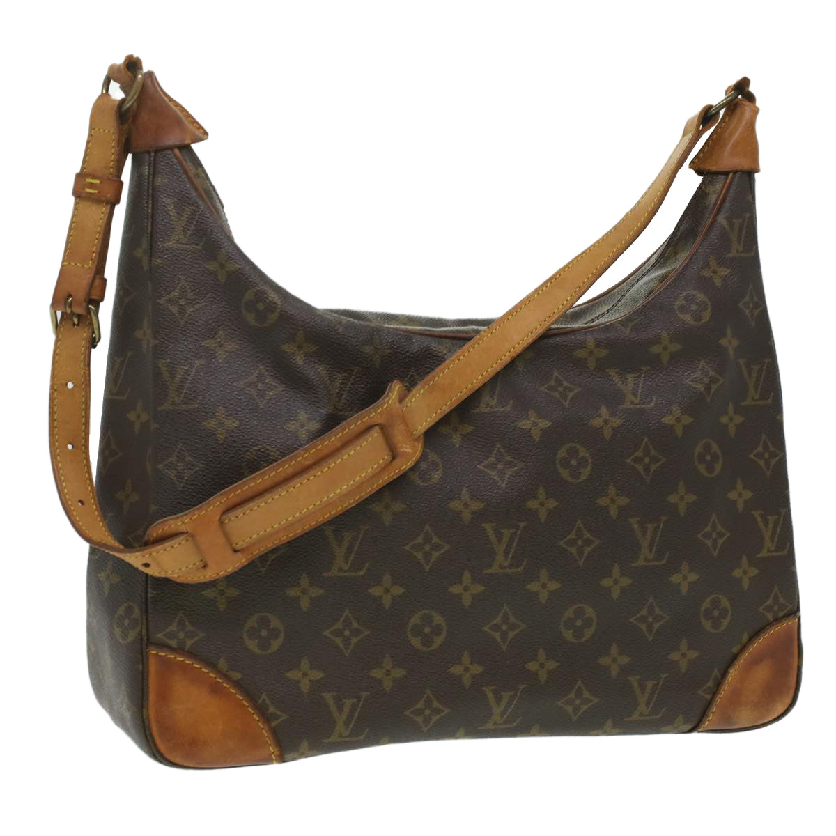 LOUIS VUITTON Monogram Boulogne 35 Shoulder Bag M51260 LV ar8891