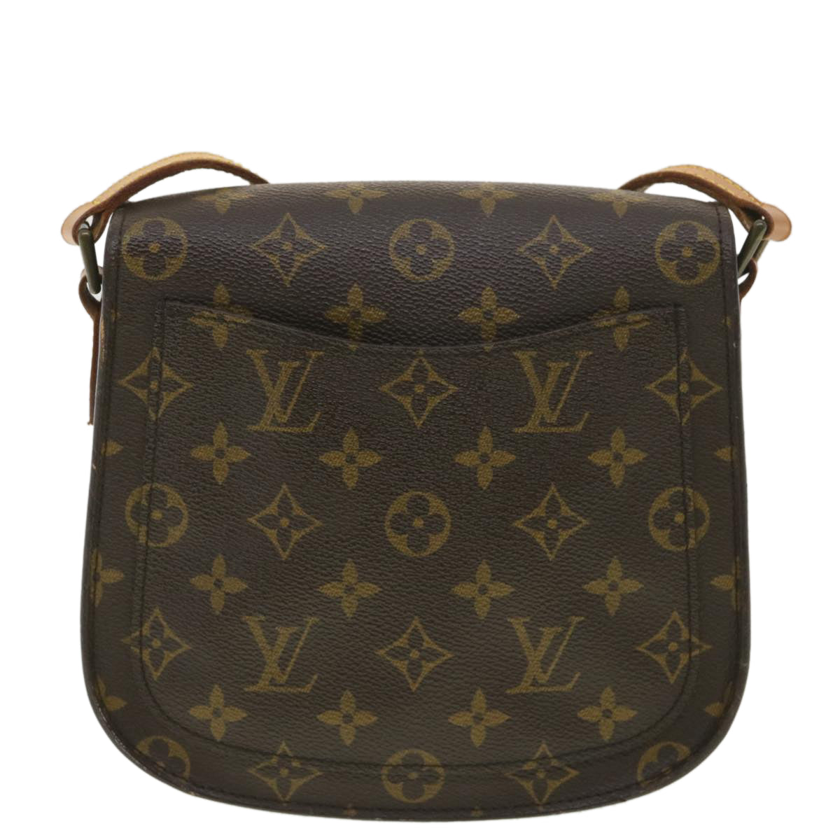 LOUIS VUITTON Monogram Saint Cloud MM Shoulder Bag M51243 LV ar9006