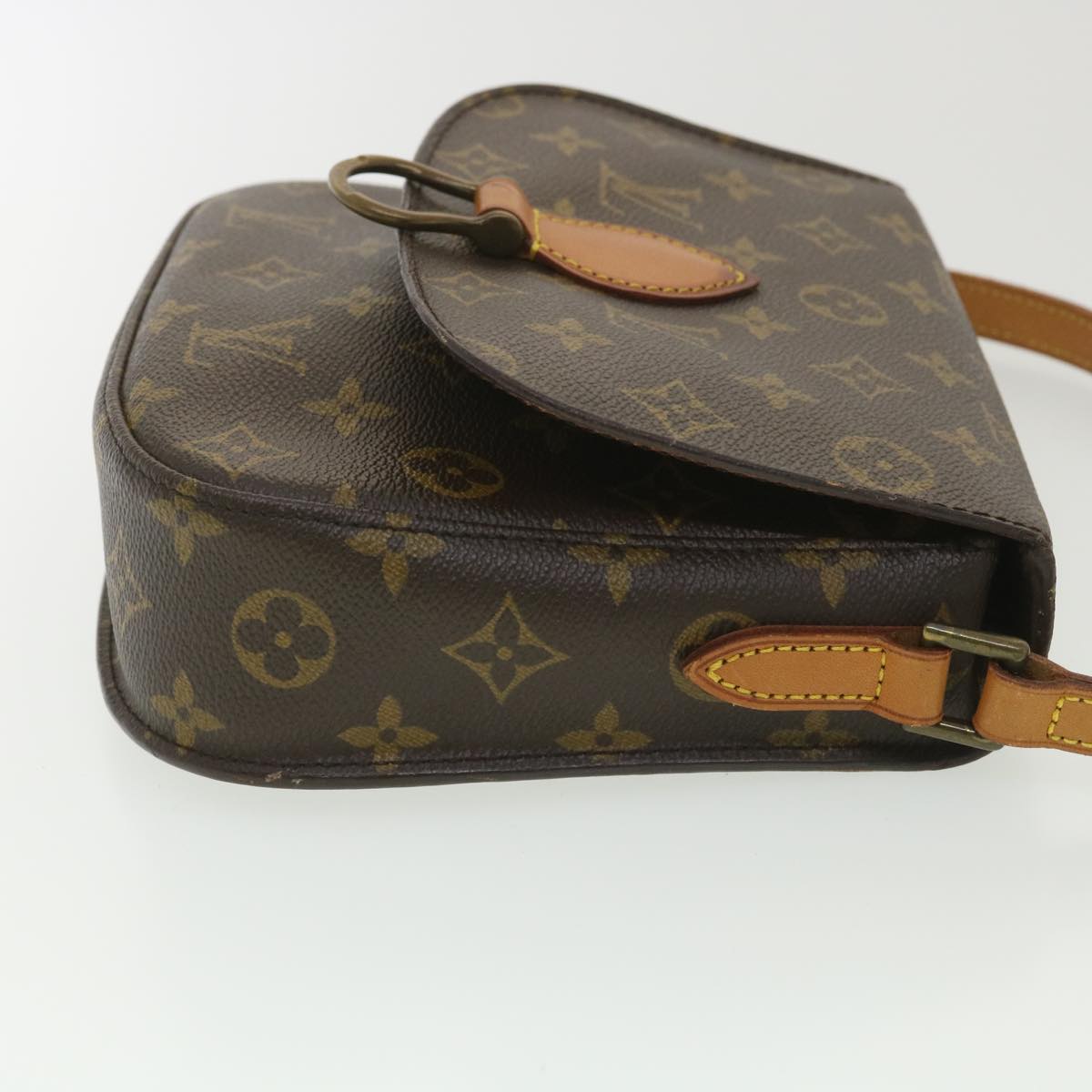 LOUIS VUITTON Monogram Saint Cloud MM Shoulder Bag M51243 LV ar9006
