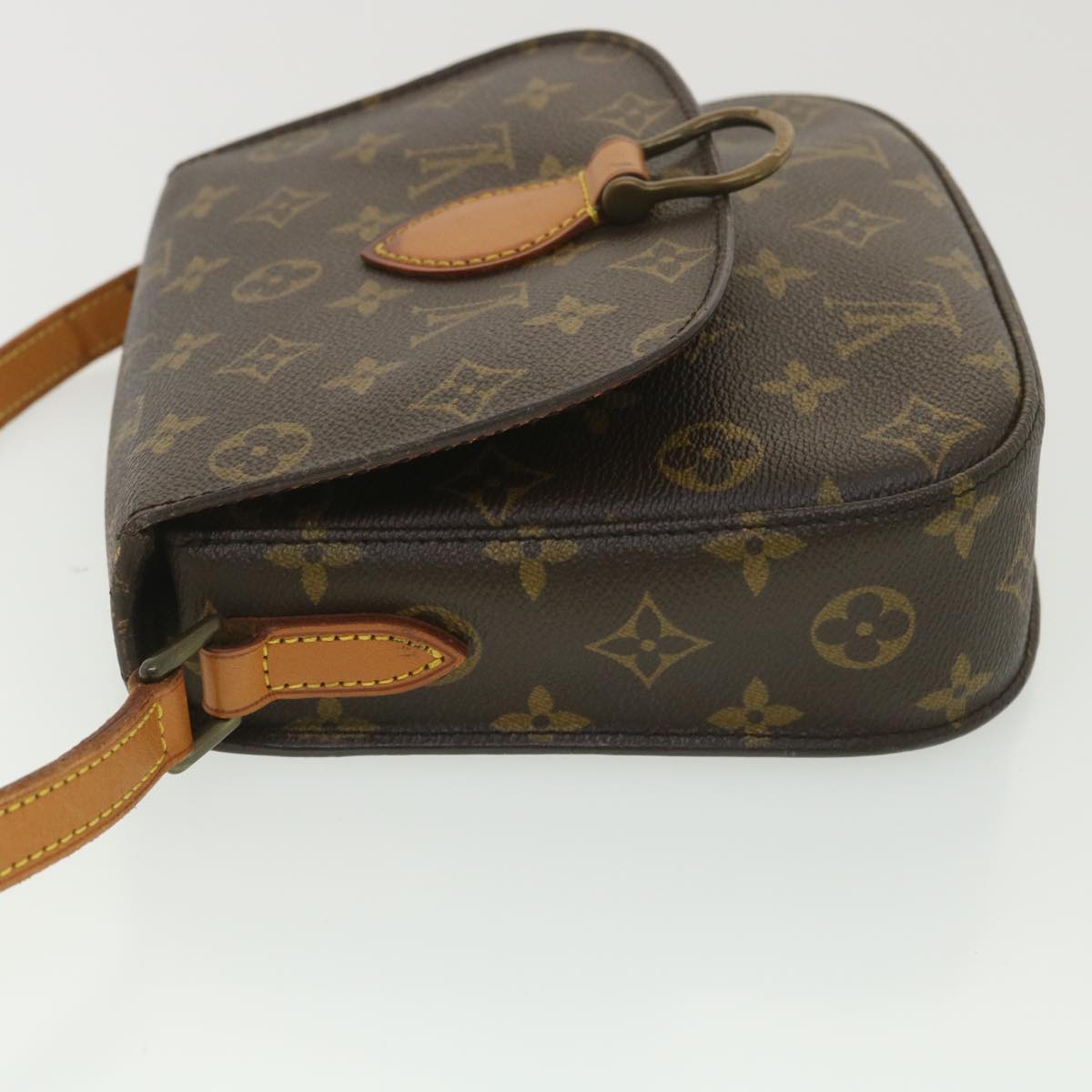 LOUIS VUITTON Monogram Saint Cloud MM Shoulder Bag M51243 LV ar9006