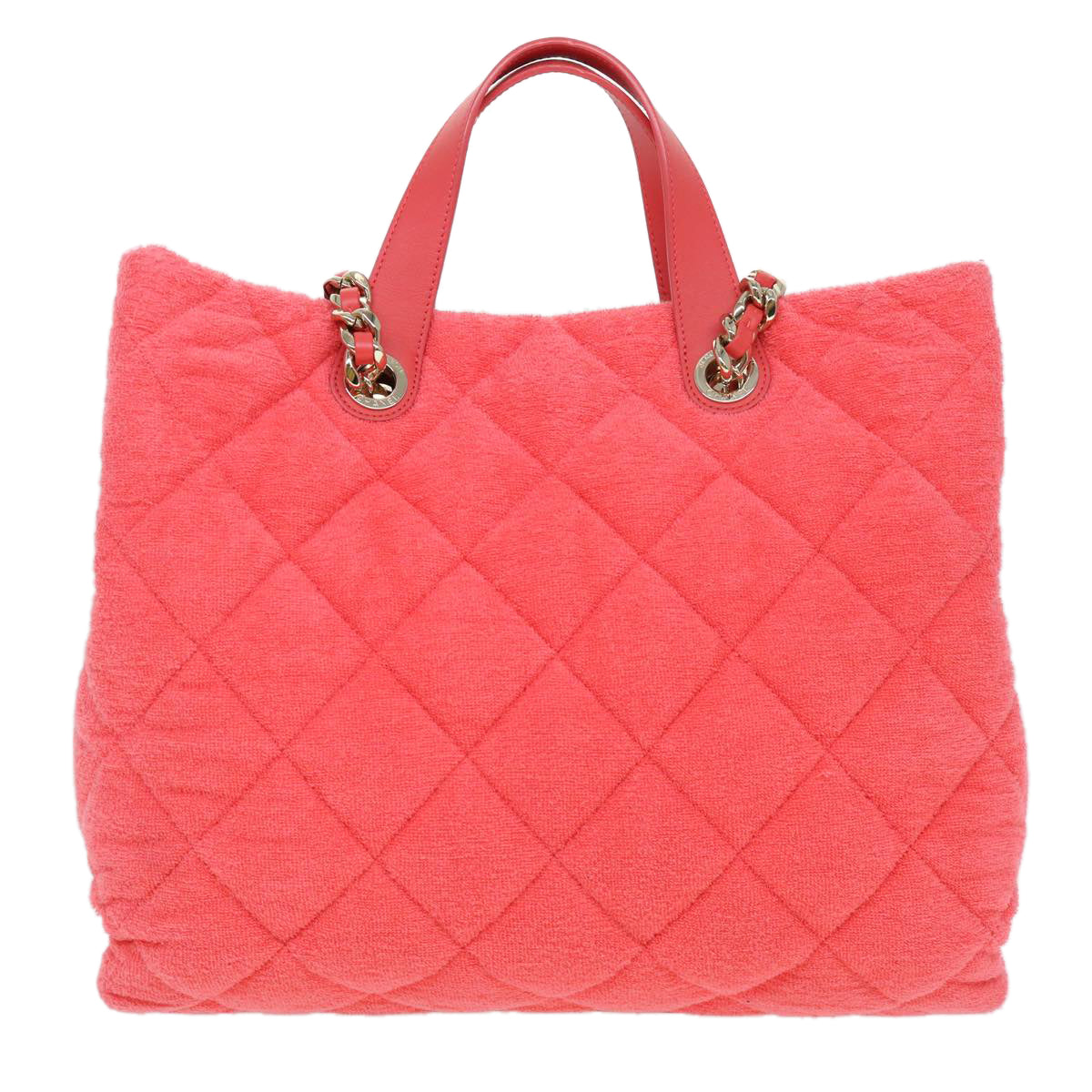 Luxury Chanel Chain Hand Bag Pile 2way Pink CC  ar9158A