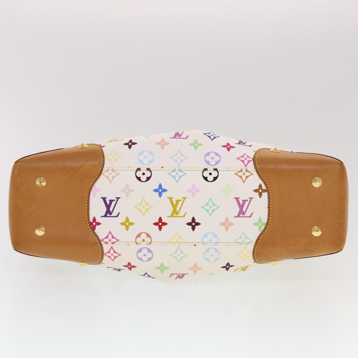 LOUIS VUITTON Monogram Multicolor Judy GM Shoulder Bag White M40253 ar9578A