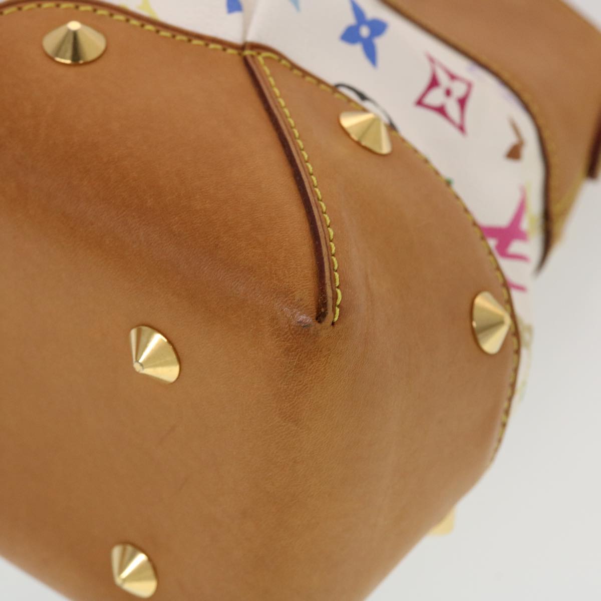 LOUIS VUITTON Monogram Multicolor Judy GM Shoulder Bag White M40253 ar9578A