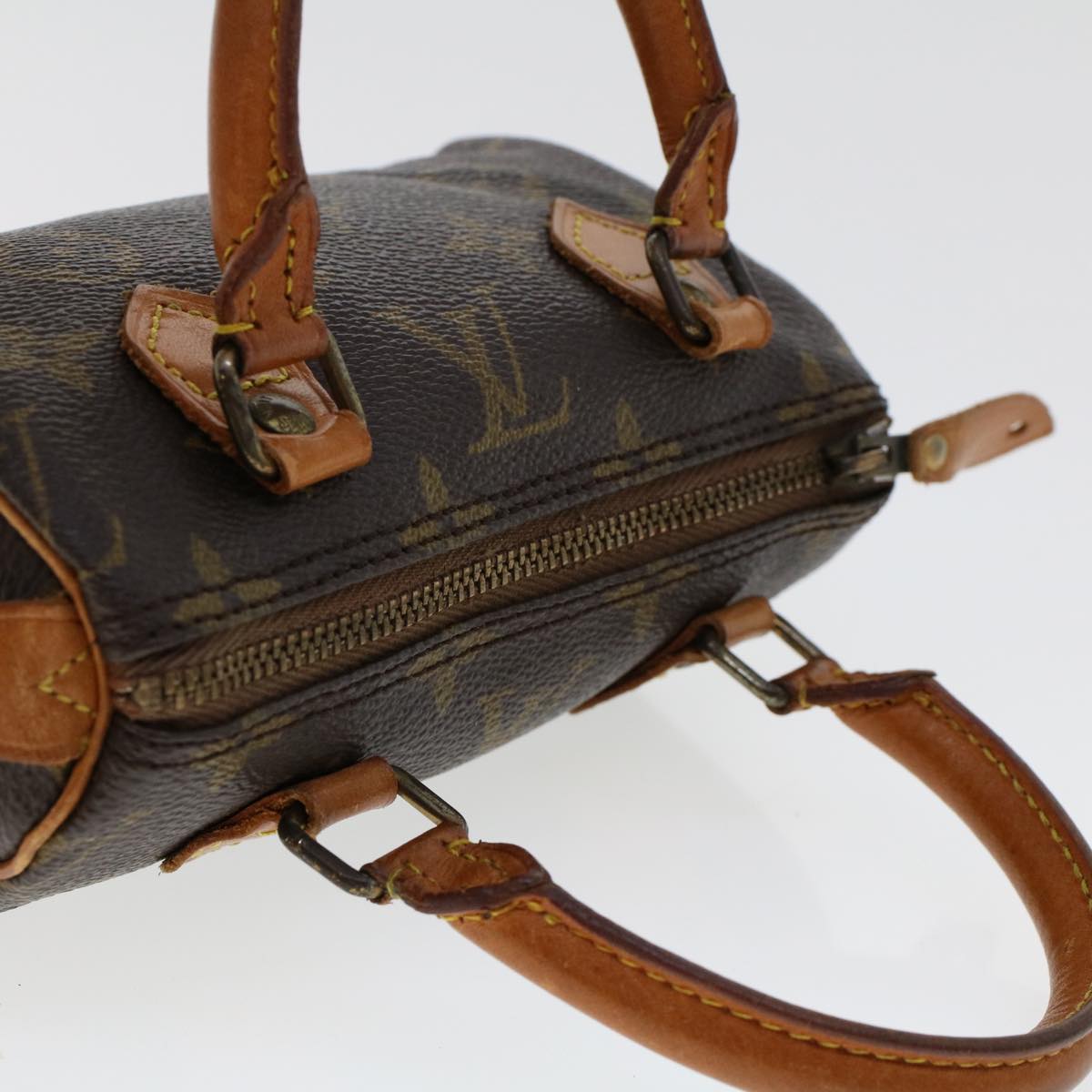 LOUIS VUITTON Monogram Mini Speedy Hand Bag 2way M41534 LV ar9585